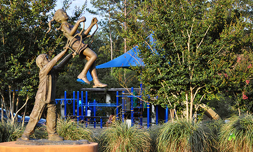 Sculpture Art Cranebrook Park Sterling Ridge