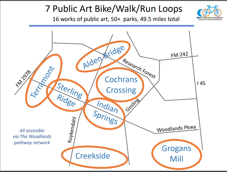 Woodlands Public Art Self Guided Tours