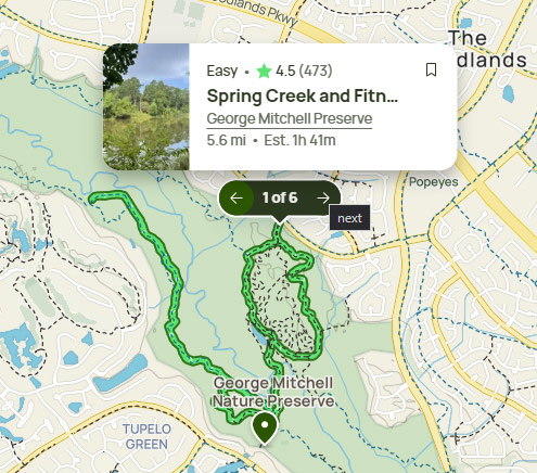 Spring Creek Greenway Map 1