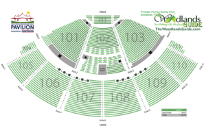 The Woodlands Pavilion Seating Chart and Section Guide